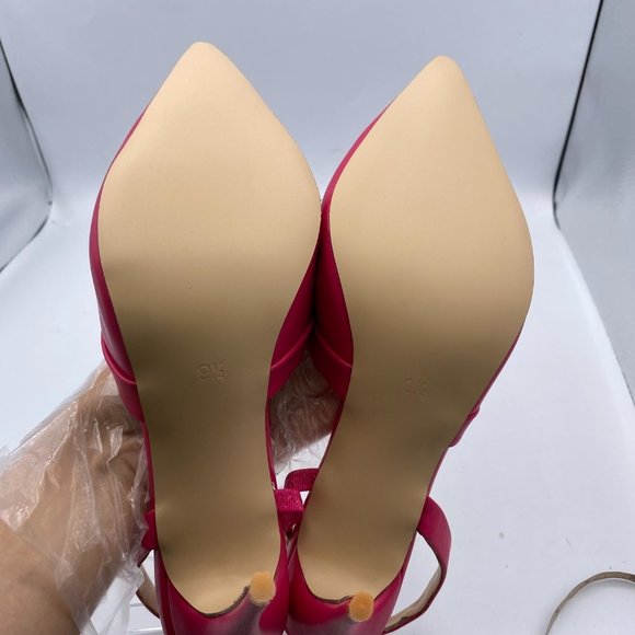 XYD Slingback Pointed Toe On High Heels Dress Shoe - Picture 8 of 11